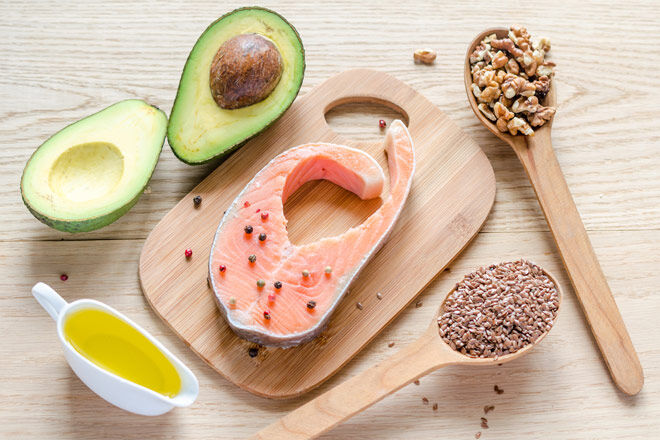nutrients for kids omega-3 fish avocado nuts