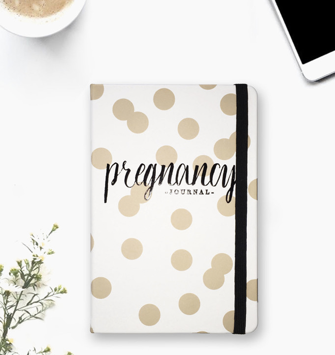 Pregnancy week by week photo record journal