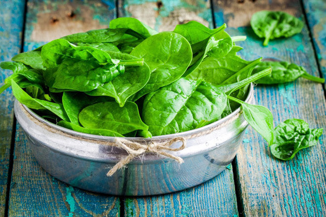 nutrients for kids spinach iron