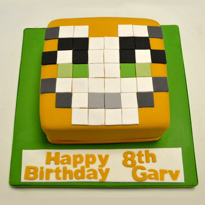 minecraft video game cake birthday