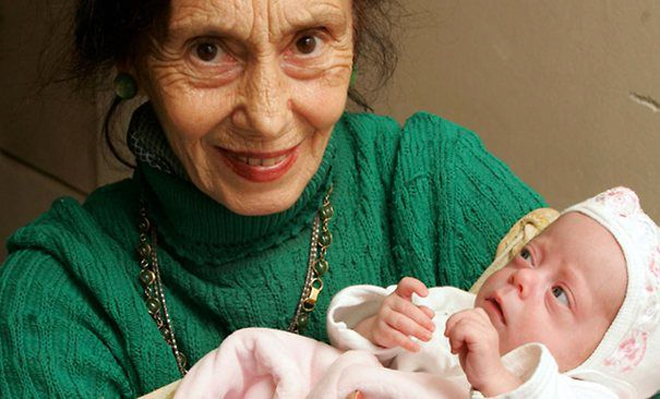 Adriana Illiescu the worlds oldest new mum
