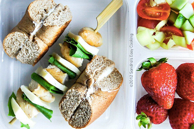 Lunch Box: Chicken Salad Sandwich - Sandra's Easy Cooking