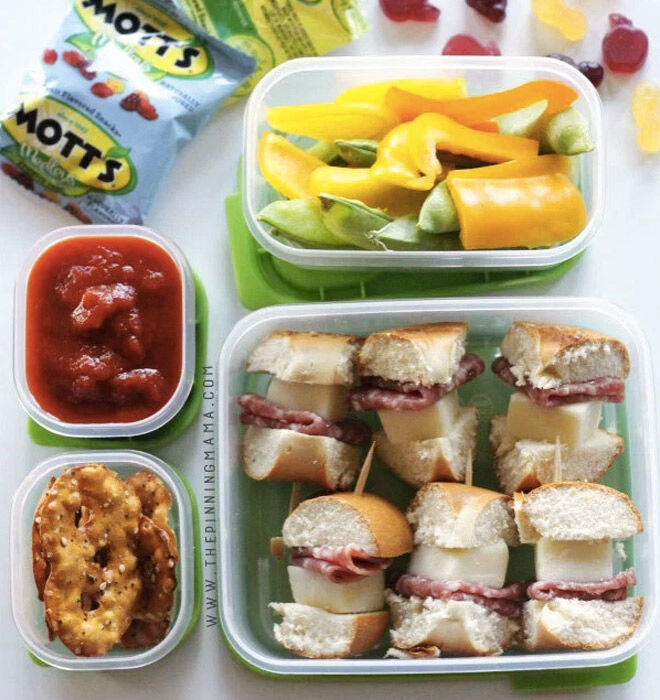 No sandwich lunch ideas kids pizza