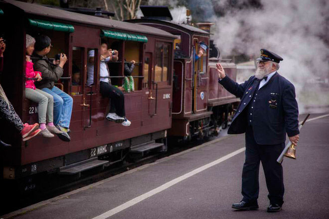 steam rail railway kids family victoria