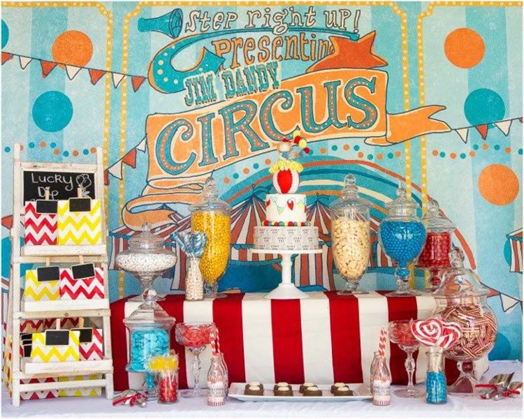 circus party table