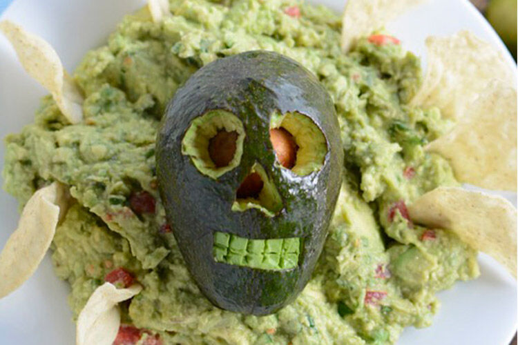 Avocado skull 