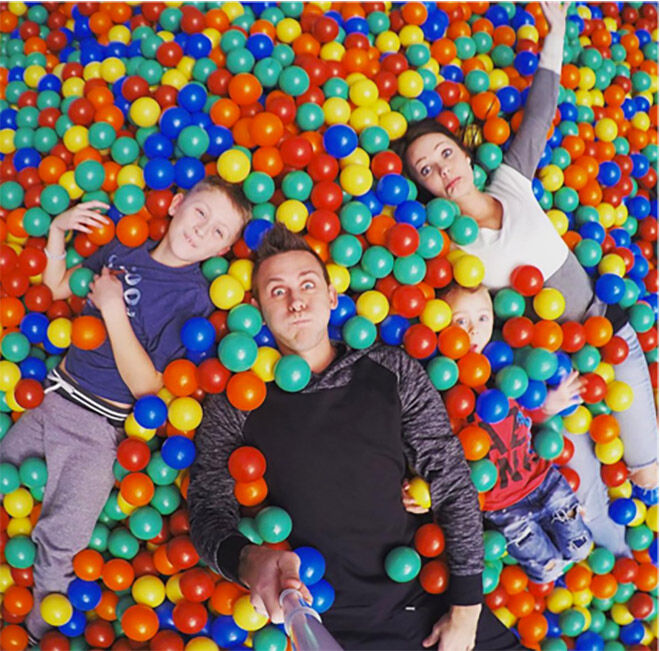 Roman Atwood balls in house prank