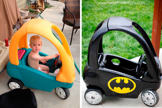 Upcycle a Cozy Coup into a Bat mobile