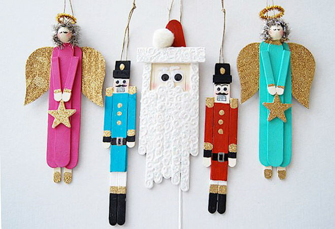 diy popsicle paddle pop nativity people