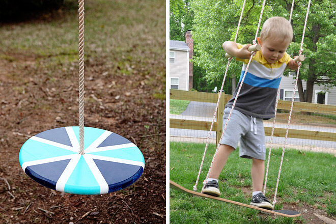 how to make a backyard swing