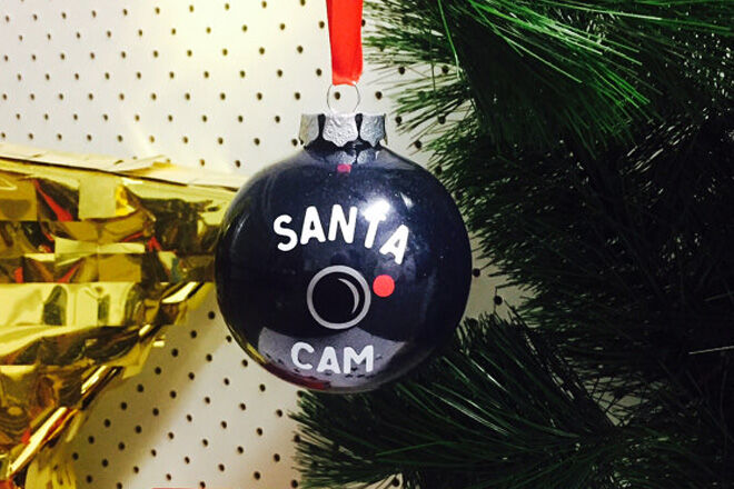 Santa Cam decorations