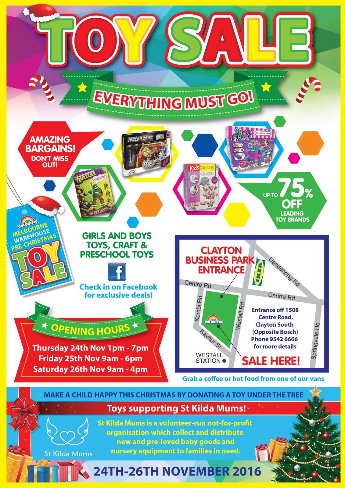 Colorific's Huge Toy & Craft Warehouse Sale - up to 75% off | Mum's ...