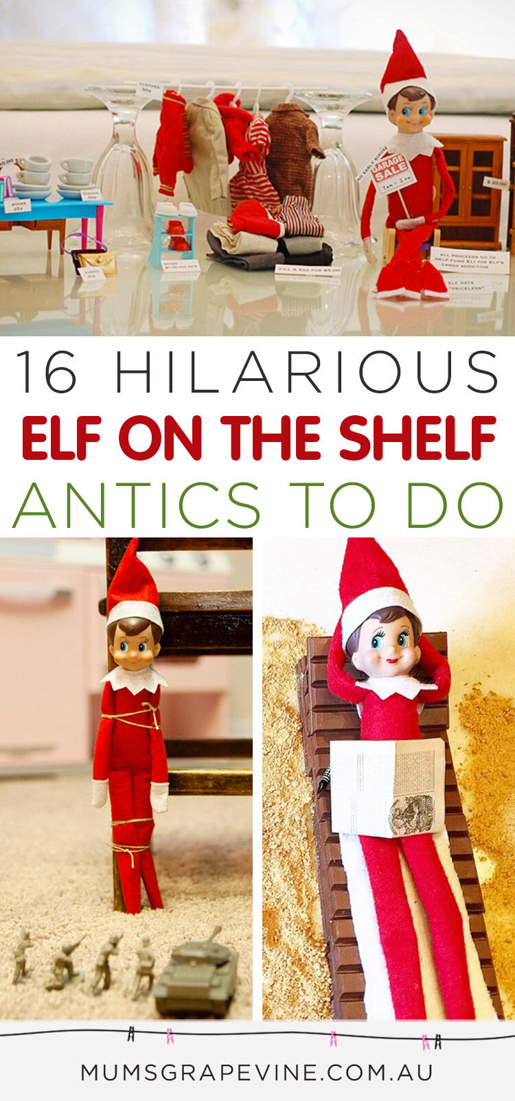 More hilarious Elf on the Shelf antics to stage