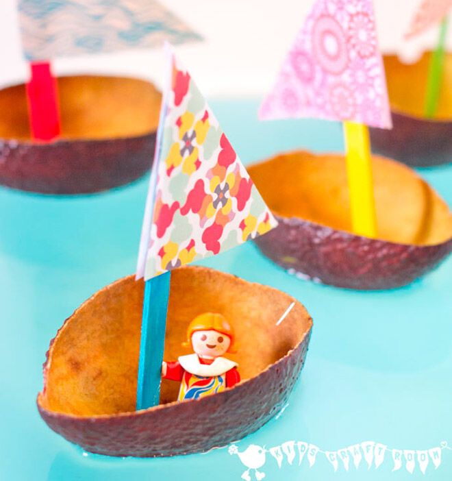 avocado toy boat water play toddler