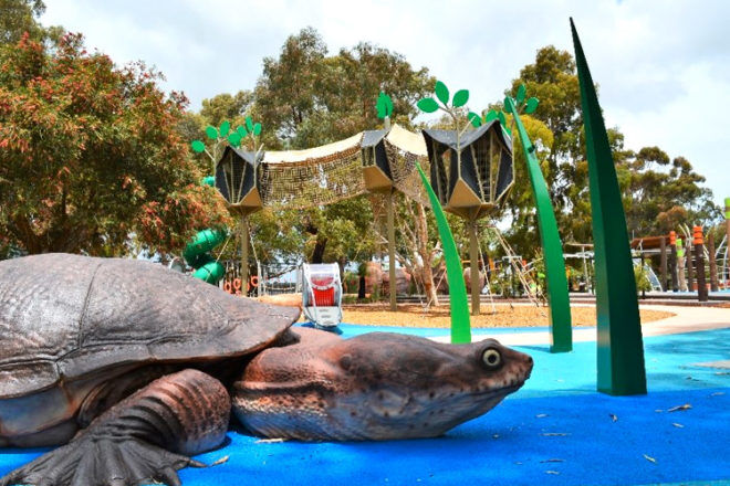 bibra lake regional playground giant turtle