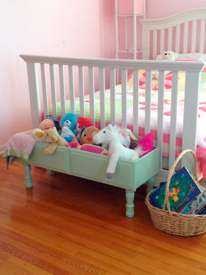 diy dresser soft toy storage box toddler