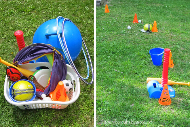 obstacle course gross motor skills preschooler