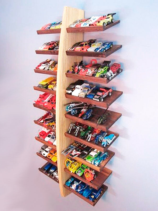 storing toy cars storage wooden