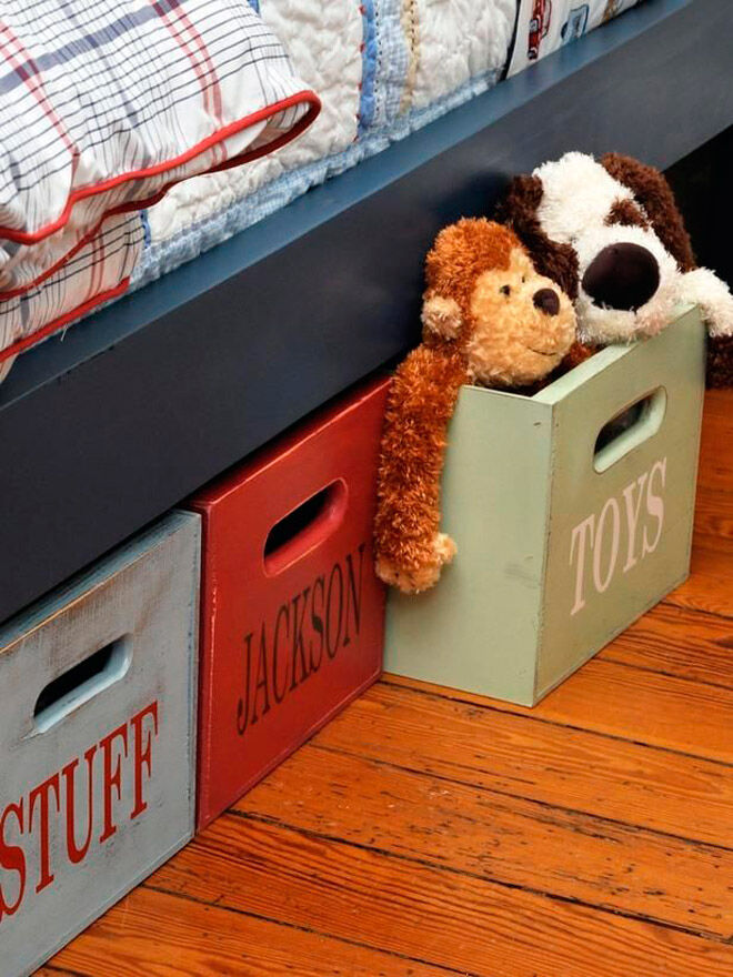 under bed storage soft toy toddler