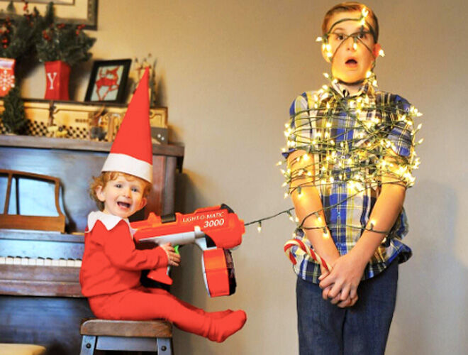 Real Life Elf on the Shelf Baby Returns