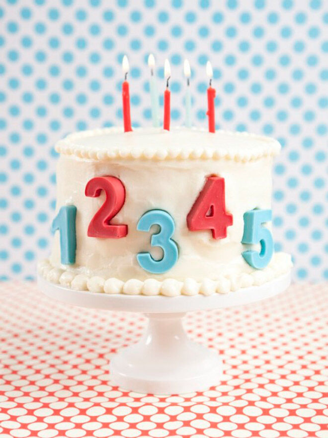 number cake birthday kids