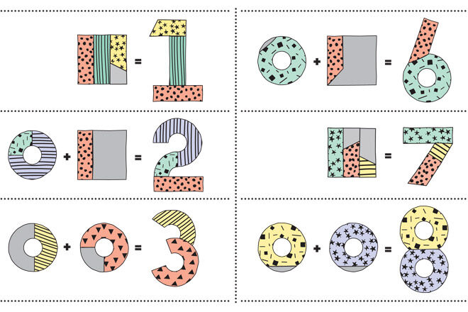 number cake printable template kids