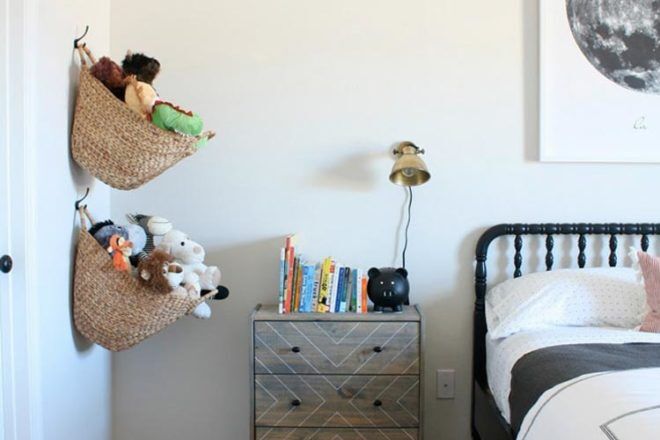 soft toy storage - wall hanging baskets