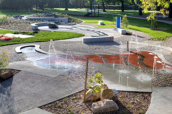 water play steel park sydney