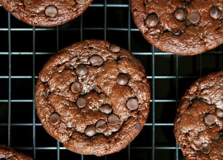 Chocolate Zucchini Gluten-free muffins
