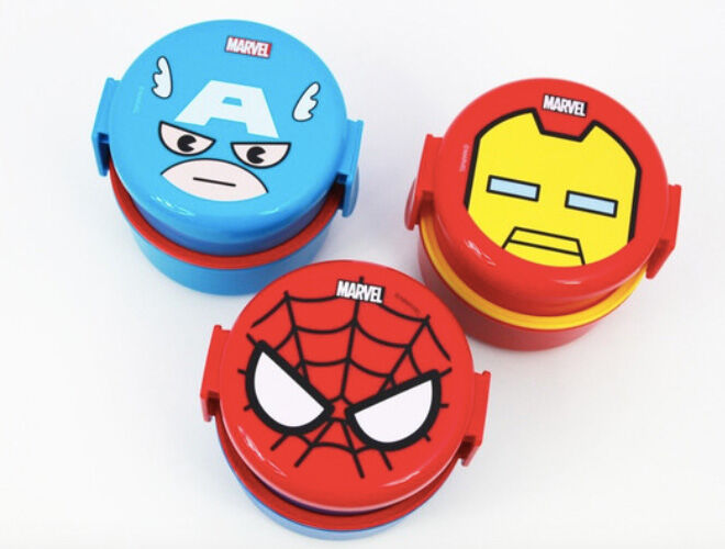 Marvel Bento Boxes to entertain baby on a long haul flight