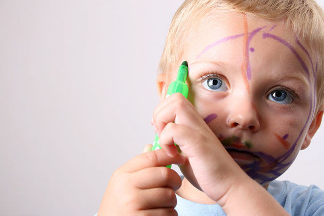 how to get rid of permanent marker and texta and other toddler messes