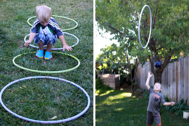 hoola hoop gross motor skills games