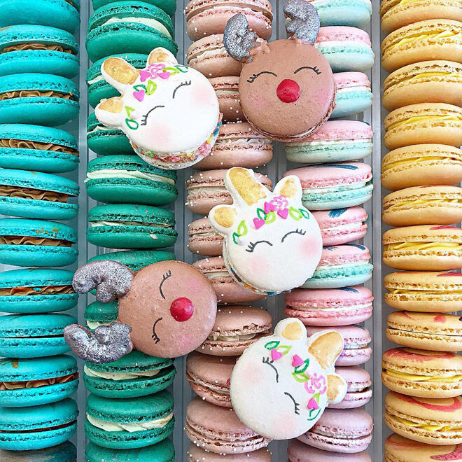 unicorn macaron food trend