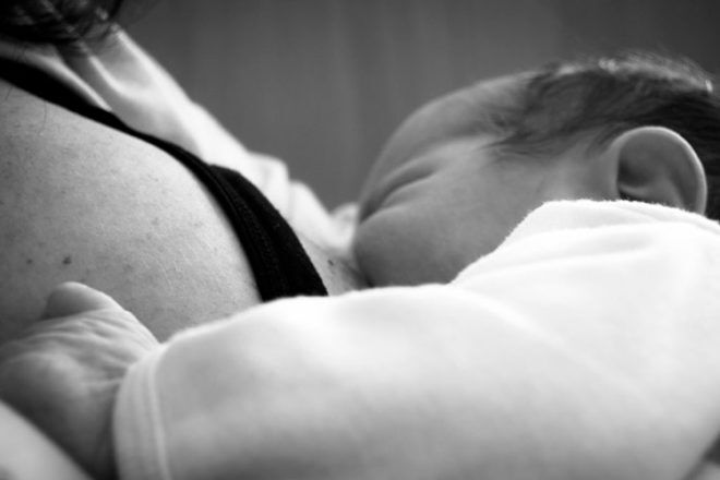 daycare worker breastfeeding baby