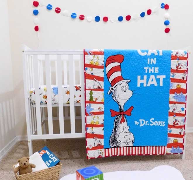 Cat in the clearance hat baby bedding