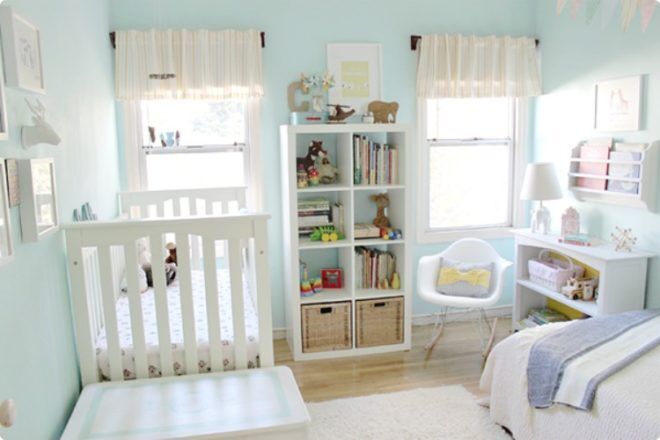 Minimalist Small Bedroom Ideas For Baby And Toddler with Simple Decor