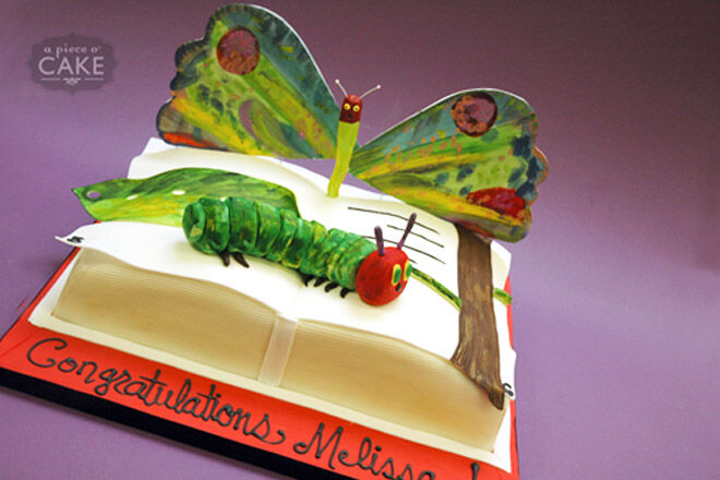 book cake eric carle very hungry caterpillar