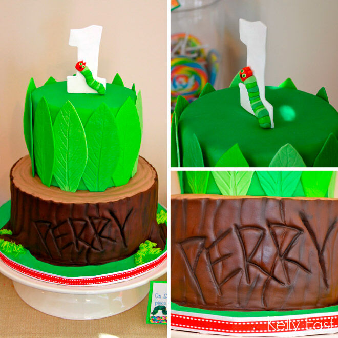 creative in color eric carle cake very hungry caterpillar