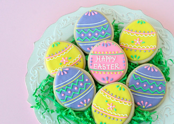 easter egg cookies