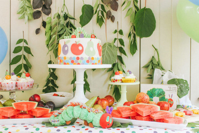 hungry caterpillar birthday party
