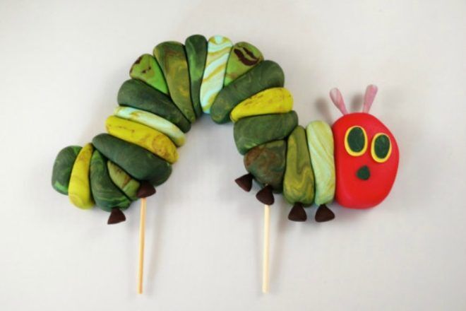 very hungry caterpillar party cake topper