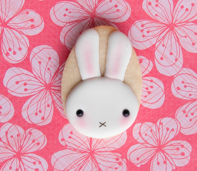 miss cuit miffy the rabbit easter cookie