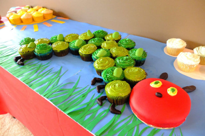 pick any two eric carle cake very hungry caterpillar