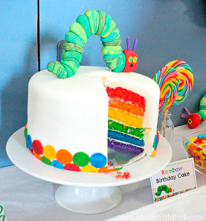 42 Children's book cake ideas  book cake, hungry caterpillar party, hungry  caterpillar cake