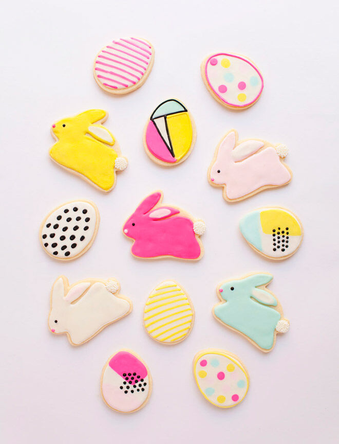 tell love and party easter cookies