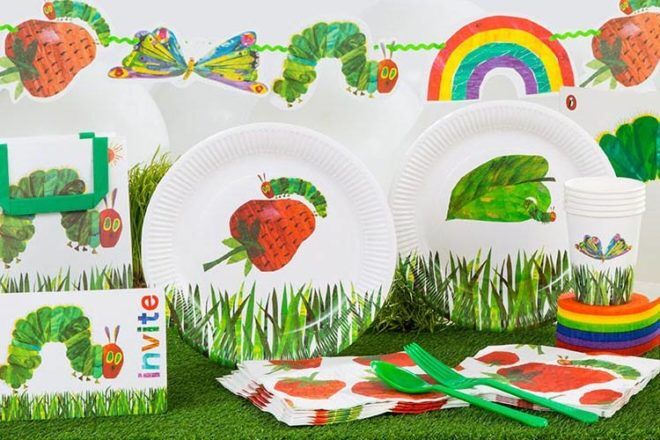very hungry caterpillar party partyware