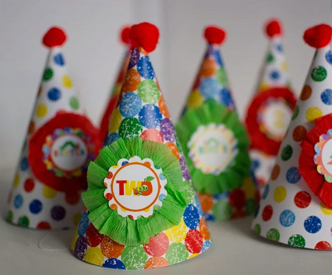 very hungry caterpillar party hats