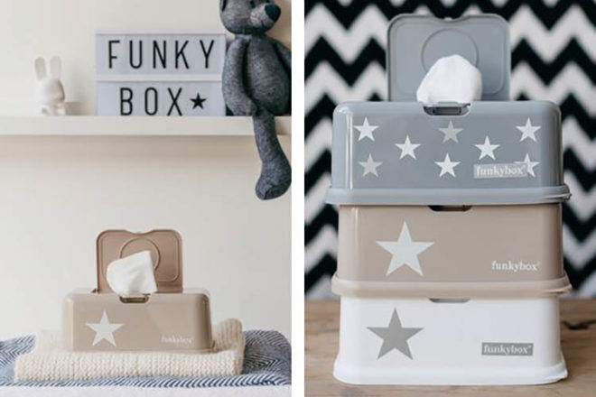 Funkybox Stylish Baby Wipes Storage That Keeps Moist Funkybox Stylish Baby Wipes Storage