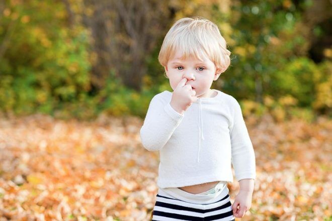 nose picking is actually good for kids