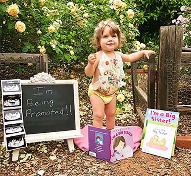 pregnancy announcement ideas for siblings big sister